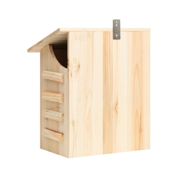 Maison pou chauve-souris Bois de sapin massif 30x20x38 cm