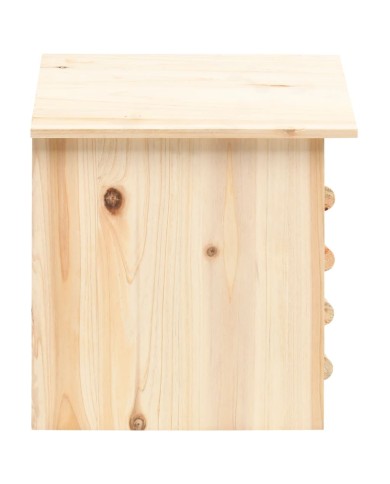 Maison pou chauve-souris Bois de sapin massif 30x20x38 cm