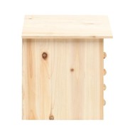 Maison pou chauve-souris Bois de sapin massif 30x20x38 cm