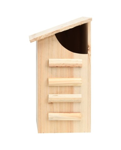 Maison pou chauve-souris Bois de sapin massif 30x20x38 cm