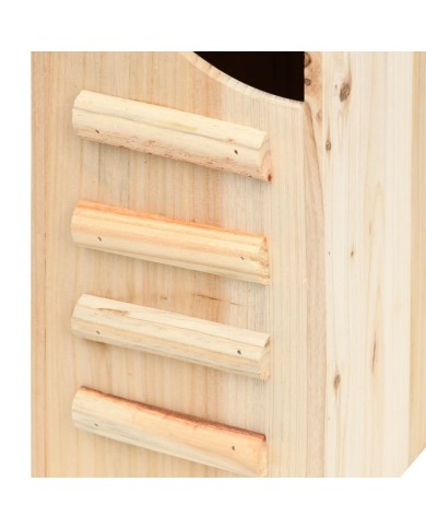 Maison pou chauve-souris Bois de sapin massif 30x20x38 cm