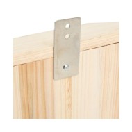 Maison pou chauve-souris Bois de sapin massif 30x20x38 cm