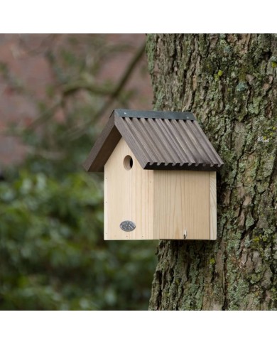 Esschert Design Cabane d'oiseaux de mésange bleue