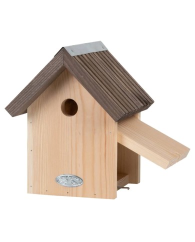 Esschert Design Cabane d'oiseaux de mésange bleue