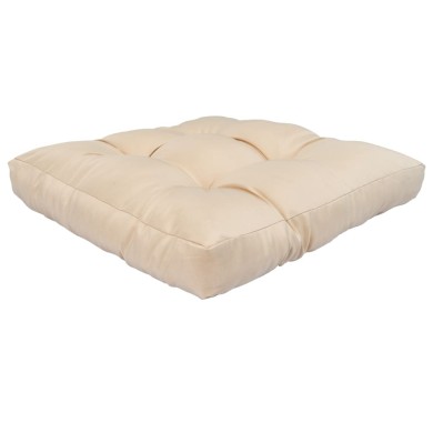 Coussin de palette Sable 58x58x10 cm Polyester 