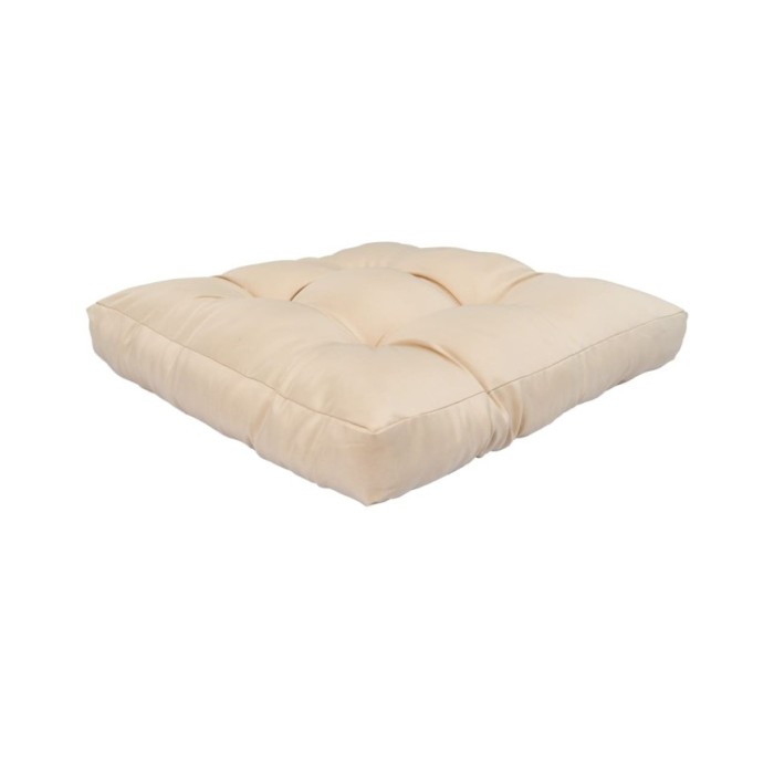 Coussin de palette Sable 58x58x10 cm Polyester 