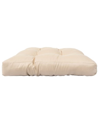 Coussin de palette Sable 58x58x10 cm Polyester 