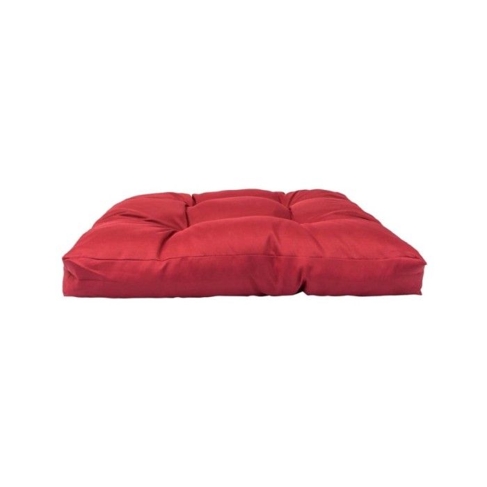 Coussin de palette Rouge 58x58x10 cm Polyester