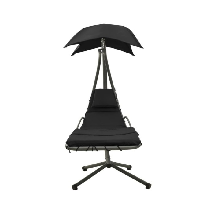 Tente de réception escamotable avec 2 parois 3x3 m Anthracite