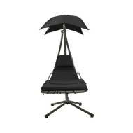 Tente de réception escamotable avec 2 parois 3x3 m Anthracite