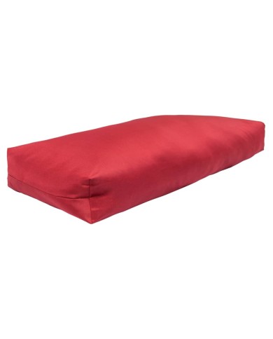 Coussins de palette 2 pcs Rouge Polyester 