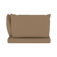 Coussins de canapé palette 3 pcs Taupe Tissu