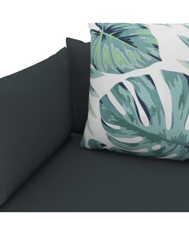 Coussins de canapé palette 4 pcs Anthracite Tissu