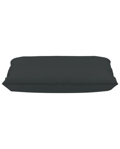Coussins de canapé palette 4 pcs Anthracite Tissu