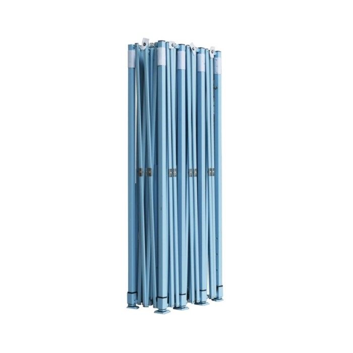 Tente de réception pliable avec 5 parois 3x9 m Blanc cassé