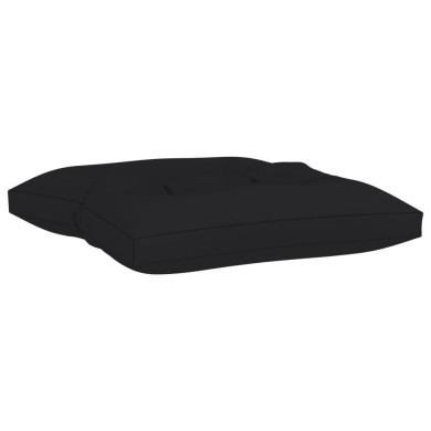 Coussin de plancher de palette 60x61x10 cm Noir