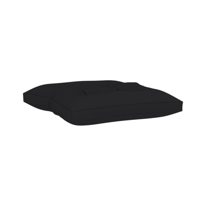 Coussin de plancher de palette 60x61x10 cm Noir