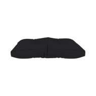 Coussin de plancher de palette 60x61x10 cm Noir