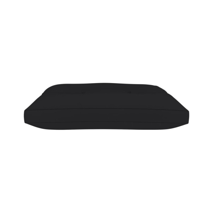 Coussin de plancher de palette 60x61x10 cm Noir