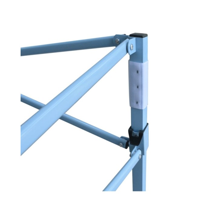 Tente de réception pliable avec 5 parois 3x9 m Blanc cassé