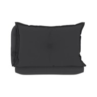 Coussins de canapé palette 3 pcs Anthracite Tissu