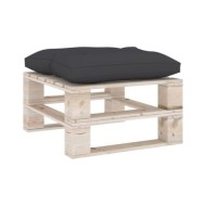 Coussin de plancher de palette 60x61x10 cm Anthracite