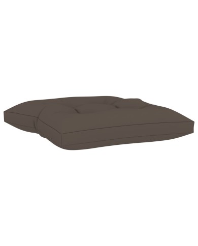 Coussin de plancher de palette 60x61x10 cm Taupe