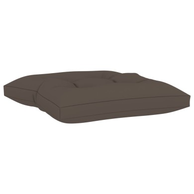 Coussin de plancher de palette 60x61x10 cm Taupe