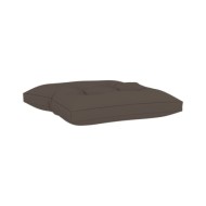 Coussin de plancher de palette 60x61x10 cm Taupe
