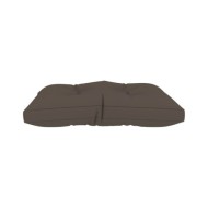 Coussin de plancher de palette 60x61x10 cm Taupe