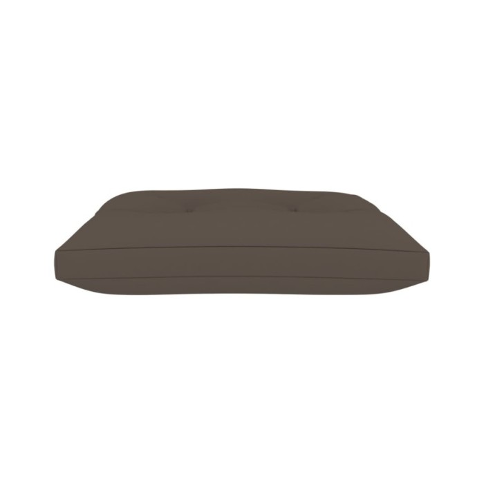 Coussin de plancher de palette 60x61x10 cm Taupe