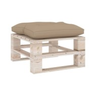 Coussin de plancher de palette 60x61x10 cm Beige