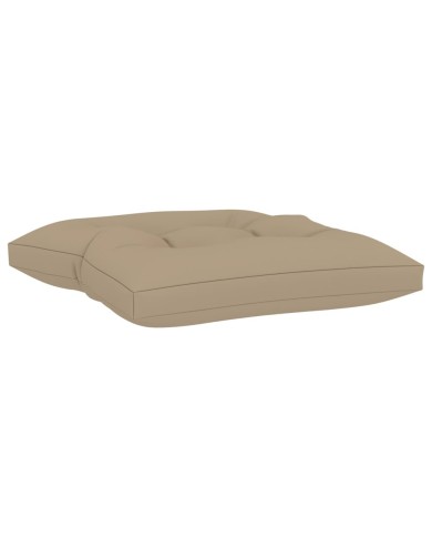 Coussin de plancher de palette 60x61x10 cm Beige