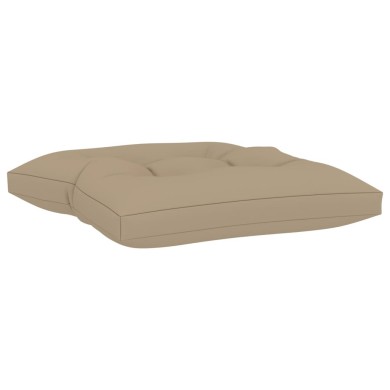 Coussin de plancher de palette 60x61x10 cm Beige