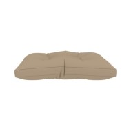 Coussin de plancher de palette 60x61x10 cm Beige