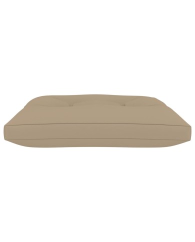 Coussin de plancher de palette 60x61x10 cm Beige