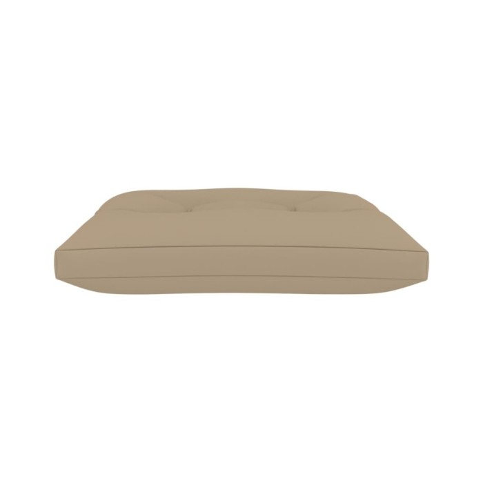 Coussin de plancher de palette 60x61x10 cm Beige