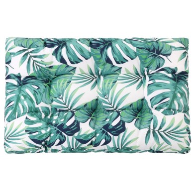 Coussin de siège de jardin Vert 120x80x10 cm Tissu