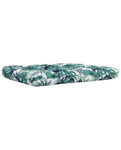 Coussin de siège de jardin Vert 120x80x10 cm Tissu