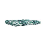 Coussin de siège de jardin Vert 120x80x10 cm Tissu