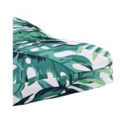 Coussin de siège de jardin Vert 120x80x10 cm Tissu