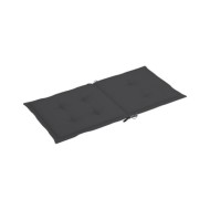 Coussins de chaise de jardin 2 pcs Anthracite 100x50x3 cm