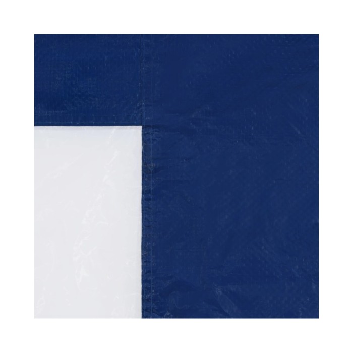 Paroi de tente de réception 2 pcs avec fenêtre PE Bleu