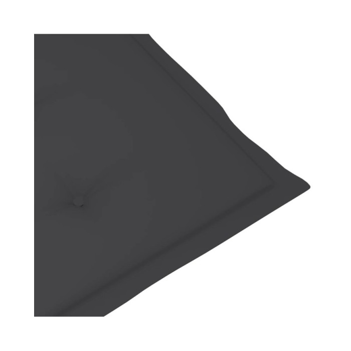 Coussins de chaise de jardin 4 pcs Anthracite 100x50x3 cm