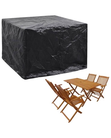Housse de salon de jardin 8 œillets 122 x 112 x 98 cm 
