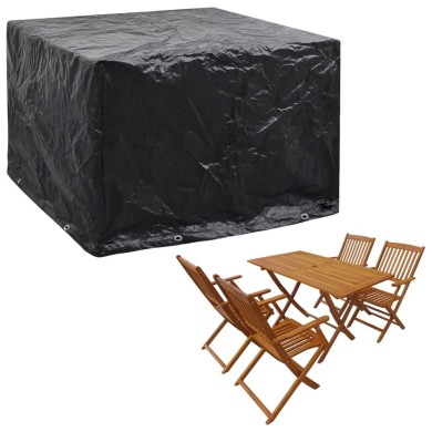 Housse de salon de jardin 8 œillets 122 x 112 x 98 cm 