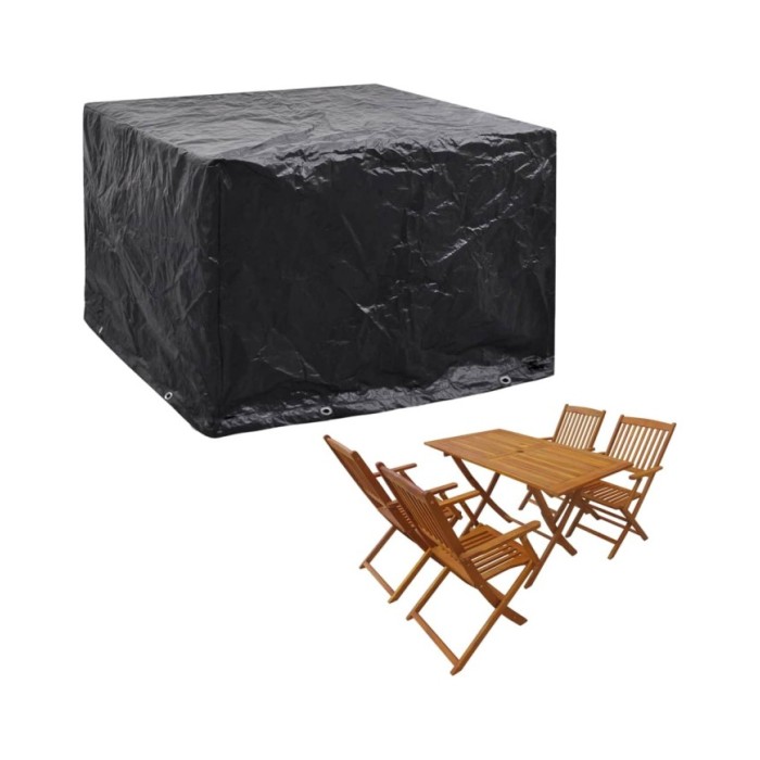 Housse de salon de jardin 8 œillets 122 x 112 x 98 cm 