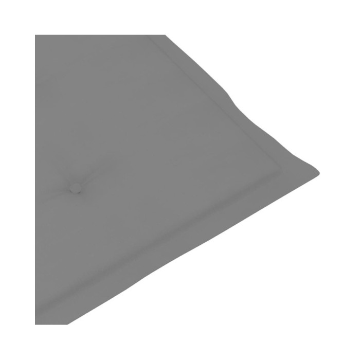 Coussins de chaise de jardin 4 pcs Gris 100 x 50 x 3 cm