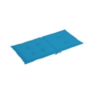 Coussins de chaise de jardin 4 pcs Bleu 100 x 50 x 3 cm
