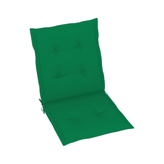 Coussins de chaise de jardin 2 pcs Vert 100 x 50 x 3 cm